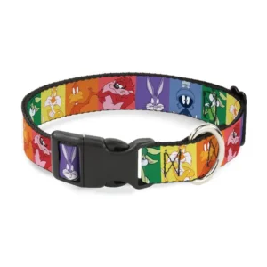 BD DOG COLLAR LOONEY TUNES MULTICOLOR S