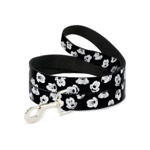 BD DOG LEASH MICKEY MOUSE BLACK